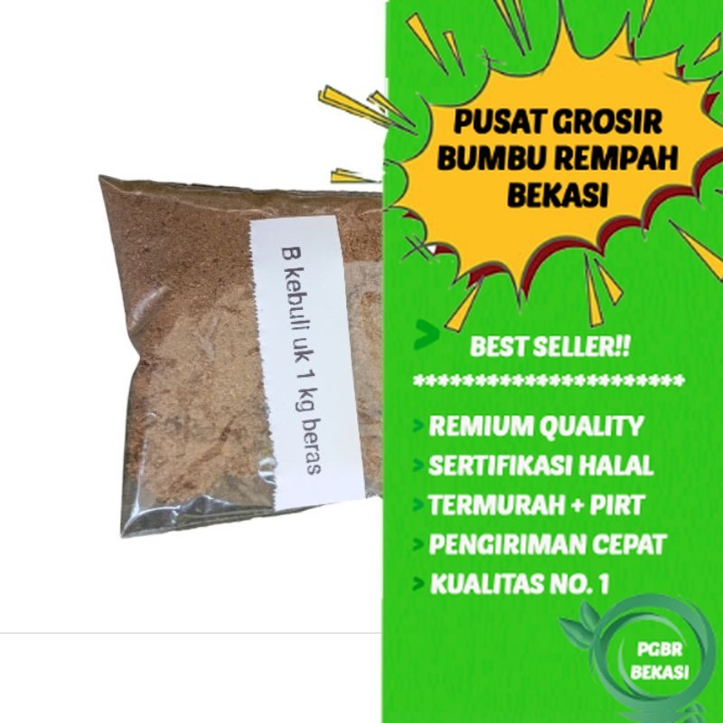

Bumbu nasi kebuli cukup untuk 1 liter beras enak dan wangi / Grosir Kebuli Bekasi