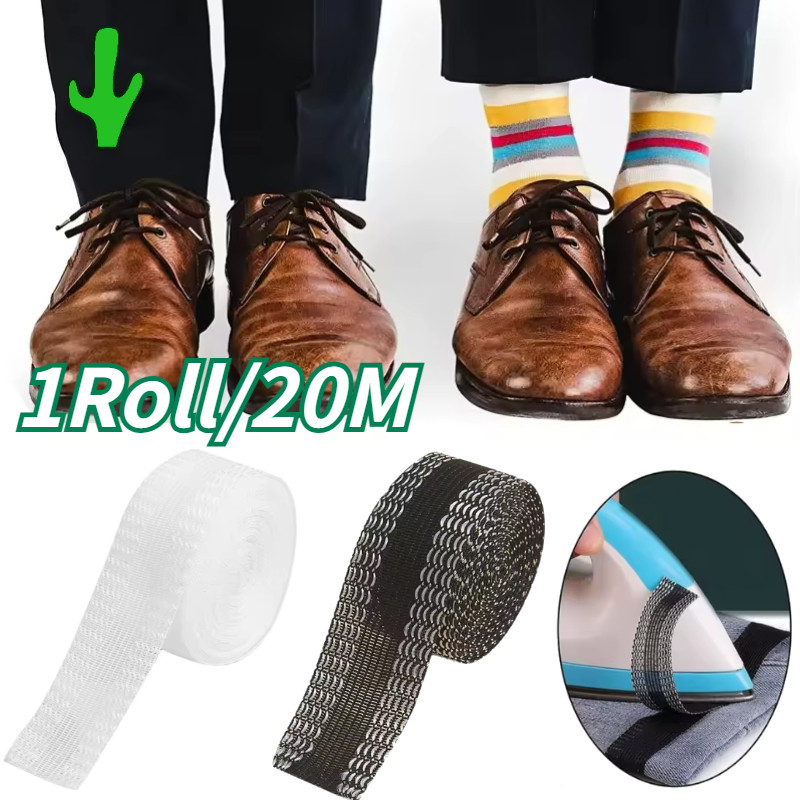 1Roll/20m Lem Pemendek Celana Pemendek Celana Perekat Celana Lem Potong Celana Lem Perekat Celana