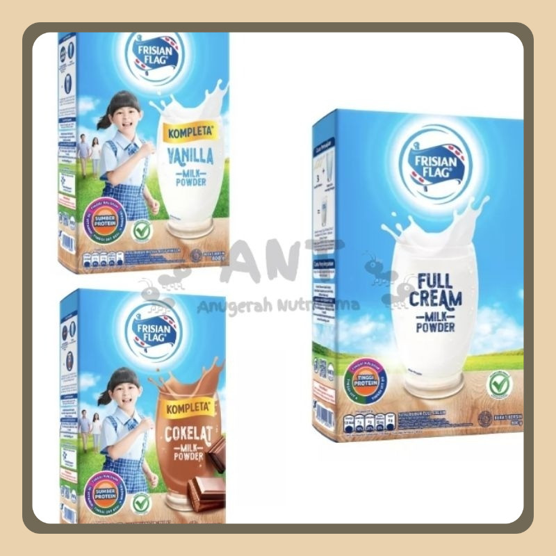 

Frisian Flag Kompleta Vanila / Coklat / Purefarn Full Cream 800gr