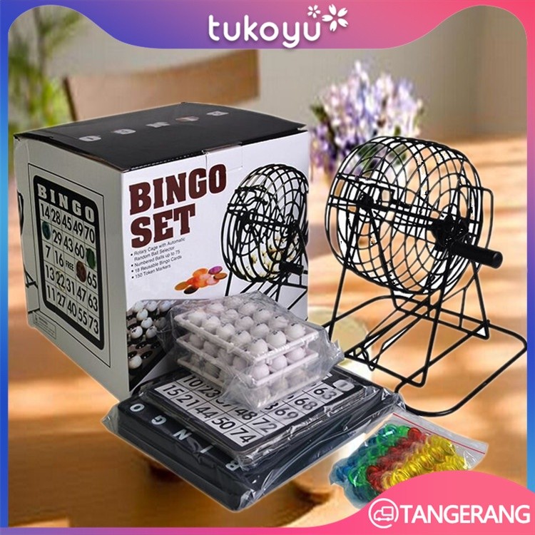 Mainan lotere Bingo/Permainan Bingo Set/Bingo Lottery Party Game Set