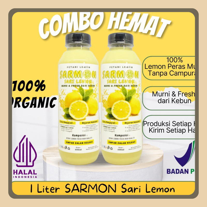 

SARI LEMON 1 LITER MURNI & FRESH SARMON