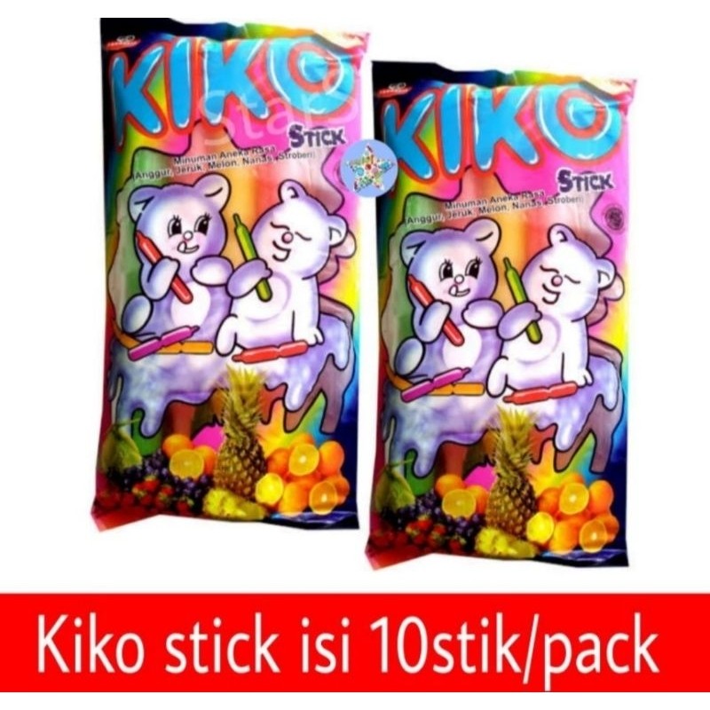 

Kiko Minuman Aneka Rasa Stick 10 pcs x 50 ml
