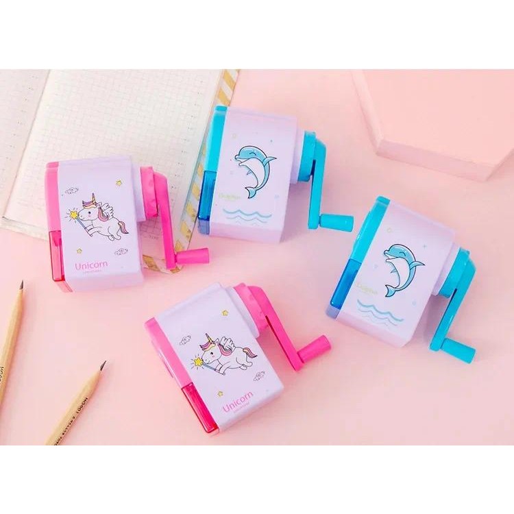 

Cute Unicorn Dolphin Mechanical Sharpener For Pencil School Office Supplies Creative Stationery Back To School
