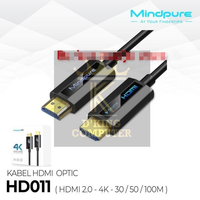 Kabel HDMI OPTIC HDMI 2.0 4k Mindpure HD011 30m 30meter 30 m 30 meter