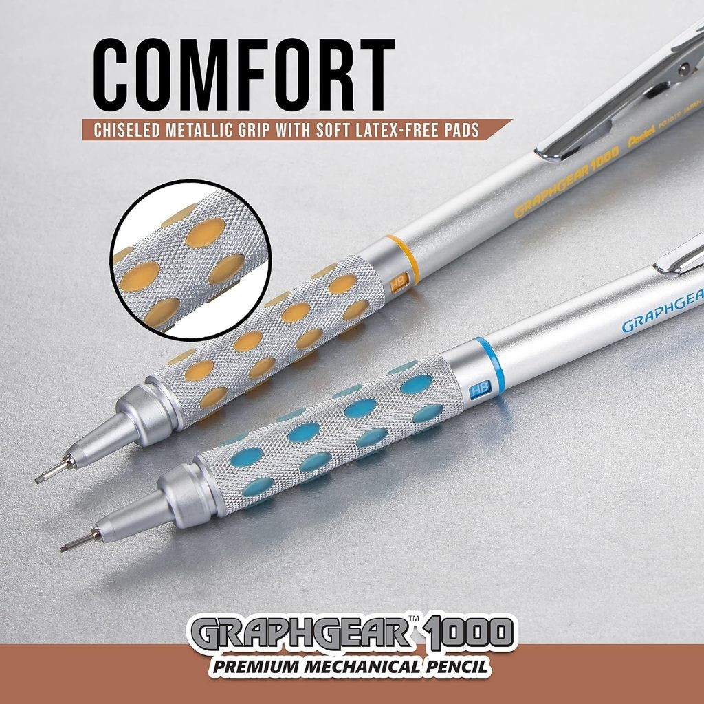 

New Pentel Graph Gear 1000 Drafting Mechanical Pencil 0.3mm 0.4mm 0.5mm 0.7mm 0.9mm Pensil Mekanik PG1013 PG1014 PG1015 PG1017 PG1019Premium