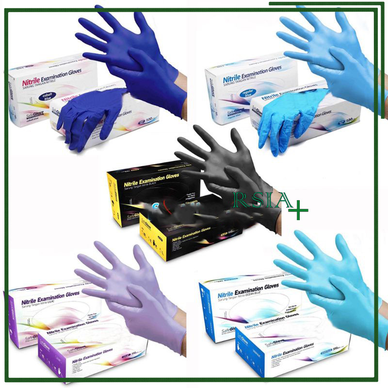 Sarung Tangan Nitrile Sarung Tangan Medis Latex Nitrile isi 100 RSIA