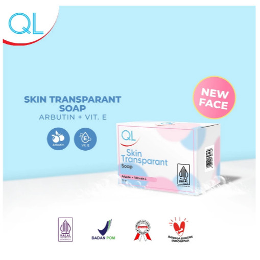 QL TRANSPARANT SOAP / SABUN TRANSPARANT / SABUN WAJAH QL
