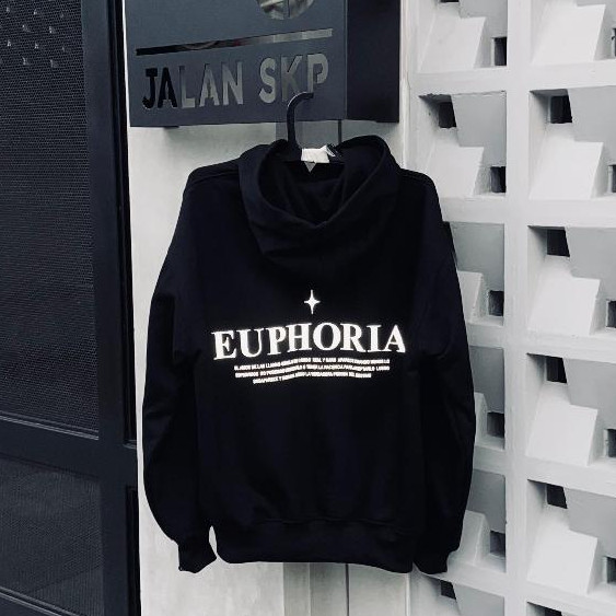 ORIGINAL TREND HERACLE Reflektif Hoodie Menyala EUPHORIA Figure 24s cotton hoodie kaos