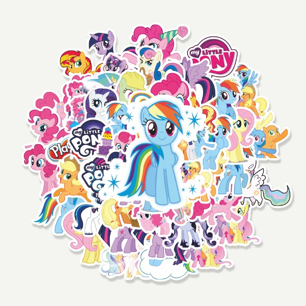 

Sticker Pack Stiker Kartun My Little Pony Unicorn | Sticker TUMBLR | Stiker LAPTOP KOPER HELM