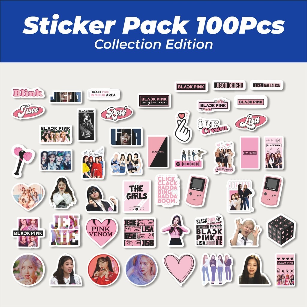 

Hot Stiker Blackpink Lucu Anti Air Stikers Berperekat Waterproof Sticker Decal Buat Motor Helm Buku Journal Koper Casing HP Laptop Botol Minum