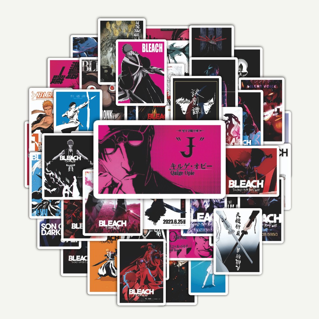 

Sticker Pack Stiker Anime Bleach : Thousand Year v3 | Sticker TUMBLR | Stiker LAPTOP KOPER HELM