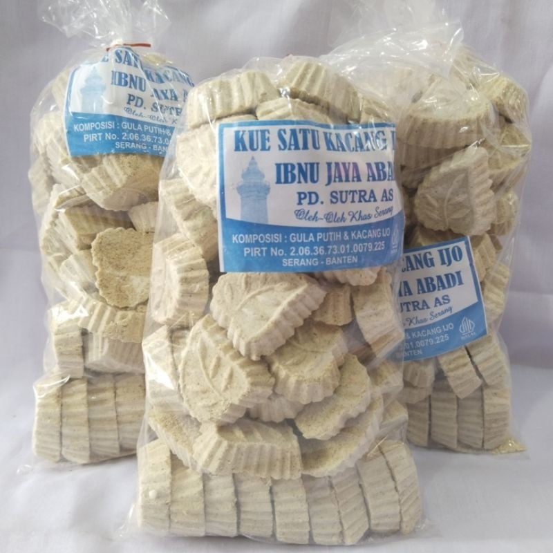 

Kueh Satu Kacang Ijo Asli 500g / Oleh Oleh Banten