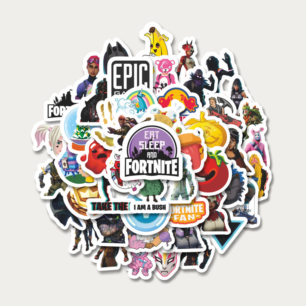 

Sticker Pack Stiker Kartun Fortnite Stiker | Sticker TUMBLR | Stiker LAPTOP KOPER HELM