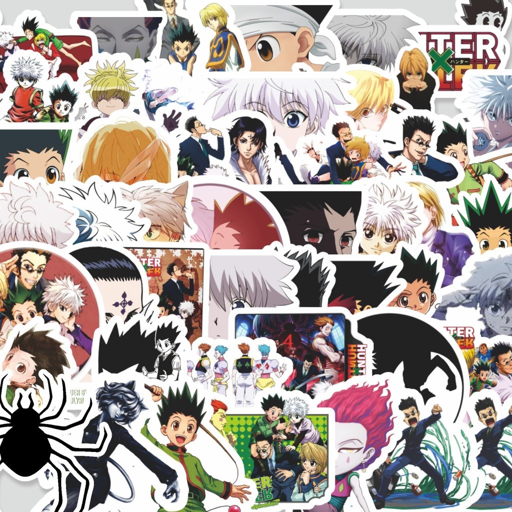 

Stiker Cutting Pack Pack Stiker Anime Hunter x Hunter Isi 100Pcs Series Aesthetic Lucu Keren Untuk Koper Bahan Vynil