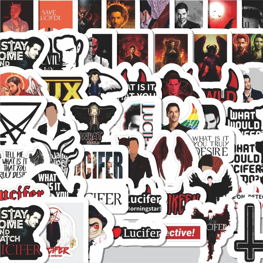 

Stiker Cutting Pack Stiker Lucifer Isi 100Pcs Series Aesthetic Lucu Keren Untuk Koper Bahan Vynil