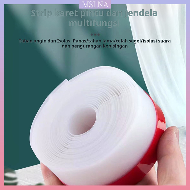 Strip penyegel celah pintu bagian bawah pintu jendela kedap angin insulasi panas kedap suara kaca je