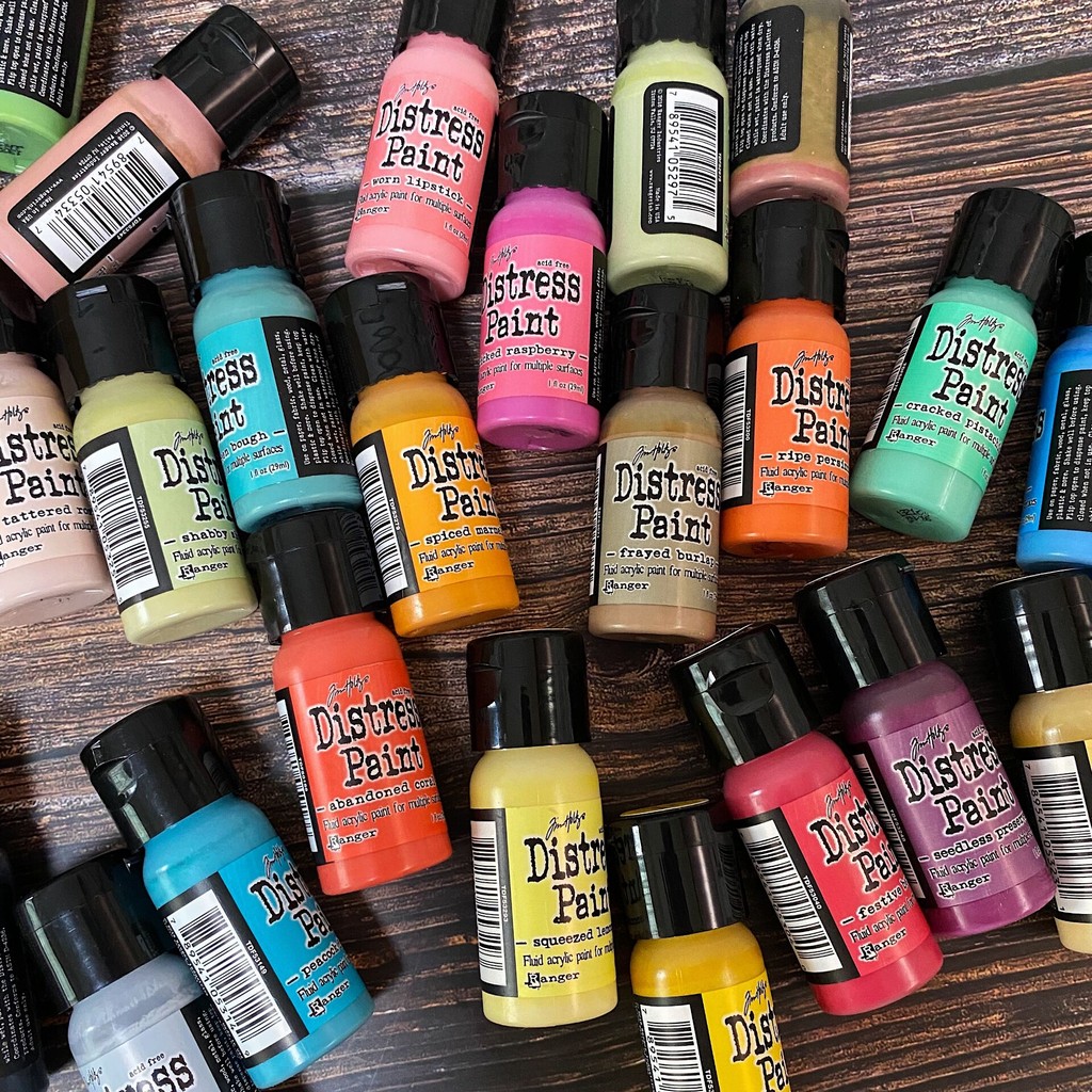 

US Original RANG DISTRESS Acrylic paint 29ml Matte acrylics Use all surface painting pigments