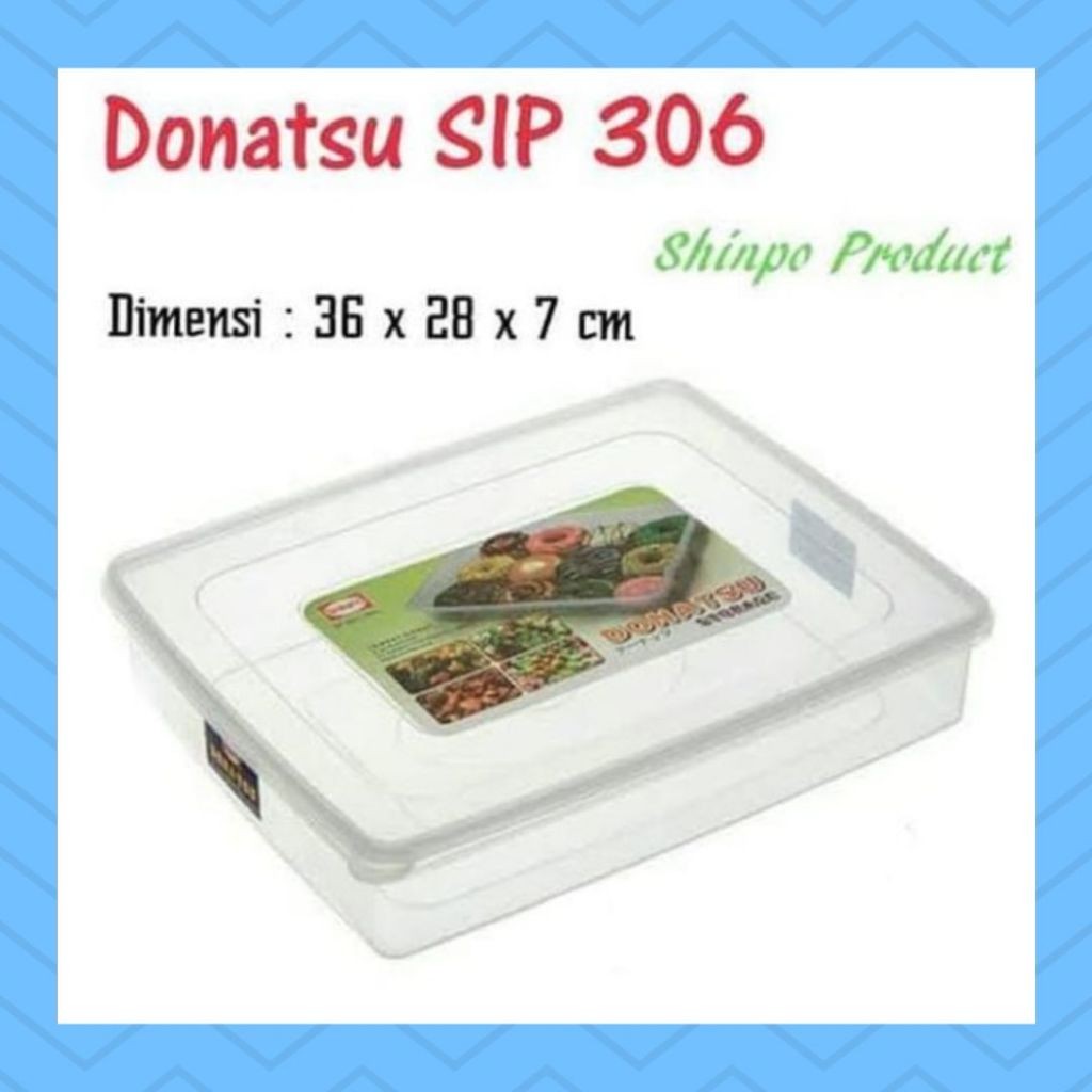 KOTAK DONAT SHINPO PLASTIK BOX DONAT BOX MULTIFUNGSI