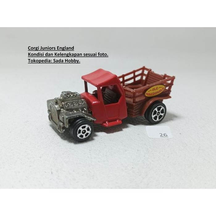 IP3... Vintage Corgi Toys Junior Ole MacDonald Farm Truck Loose 2ND