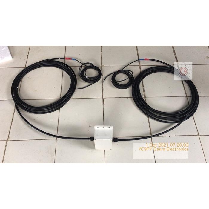 Antena Double Bazzoka 40M Band ( 7.055 MHz )