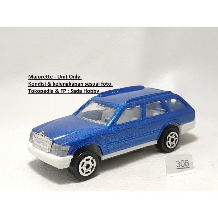 IP3... Majorette Mercedes Benz 300TE Wagon Biru Putih Unit Only 2ND