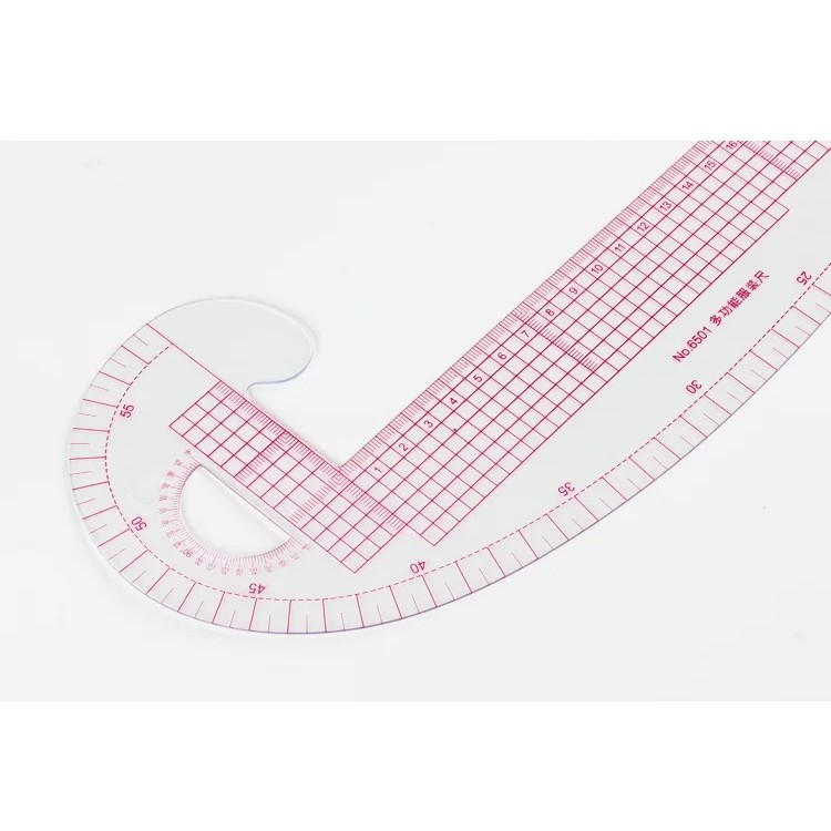 1Pcs Plastic French Curve Sewing Ruler Measure Tailor Ruler