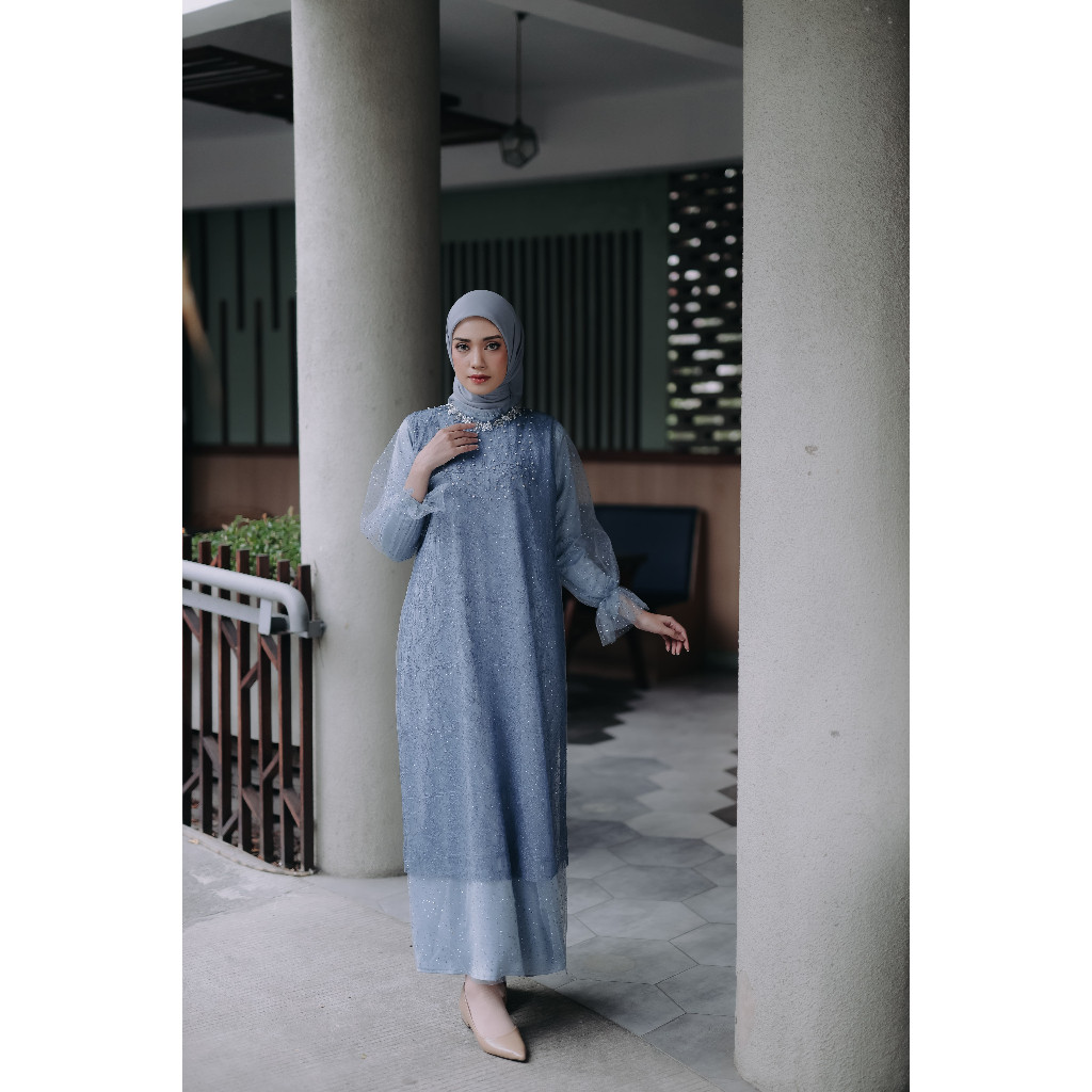 RAQUE.CO - AMARA DENIM DRESS SERIES / DRESS ELEGAN / REKOMENDASI DRESS KONDANGAN / DRESS ANAK CANTIK