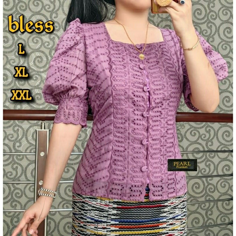 BM BLUS KATUN BANGKOK/ATASAN KATUN BOLONG KANCING WANITA TERBARU