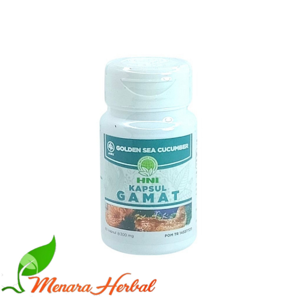 Gamat Emas Kapsul HNI | Golden Sea Cucumber Gamat Emas | Gamat HNI 60 Kapsul