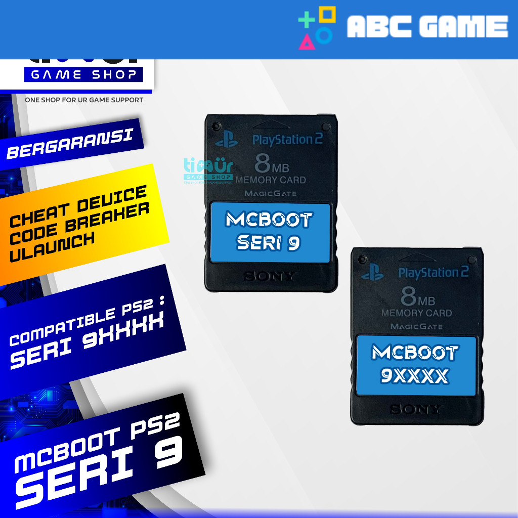 Memory Card Free MCboot MC PS2 Slim Harddisk Tanpa IC Matrix Seri 9