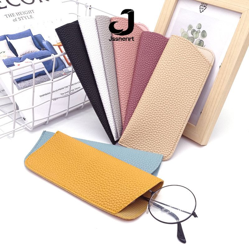 [JSS]Kotak Kacamata Presbiopia PU  Penutup Kacamata Tebal  Tas Kacamata Kulit  Tas Kulit Kacamata