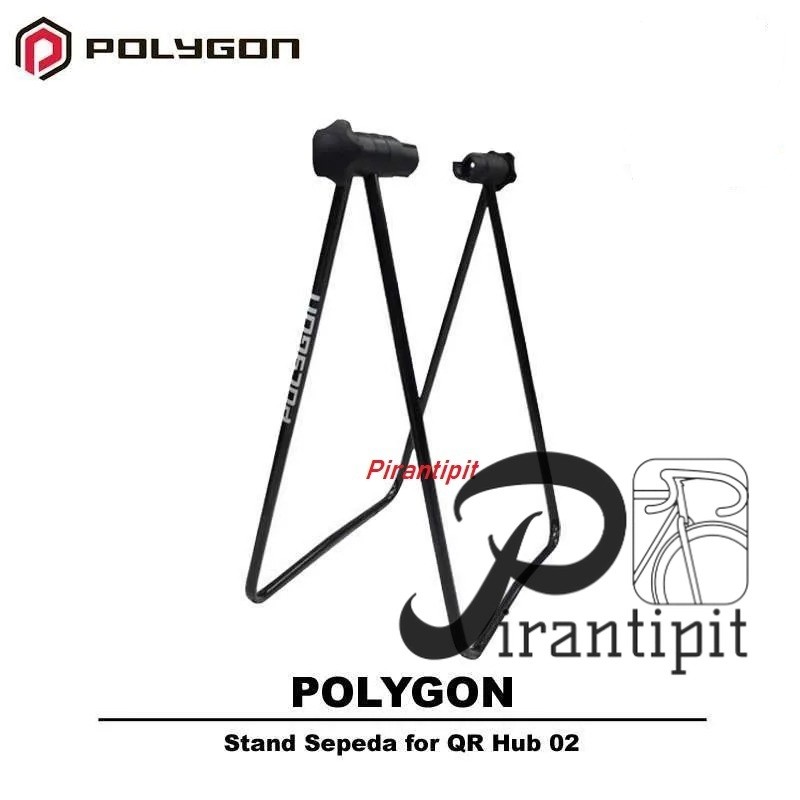 Polygon Stand Sepeda for QR Hub 02 Paddock Sepeda Pedok Padok Jagrak Jagang Segitiga Mtb Roadbike Se