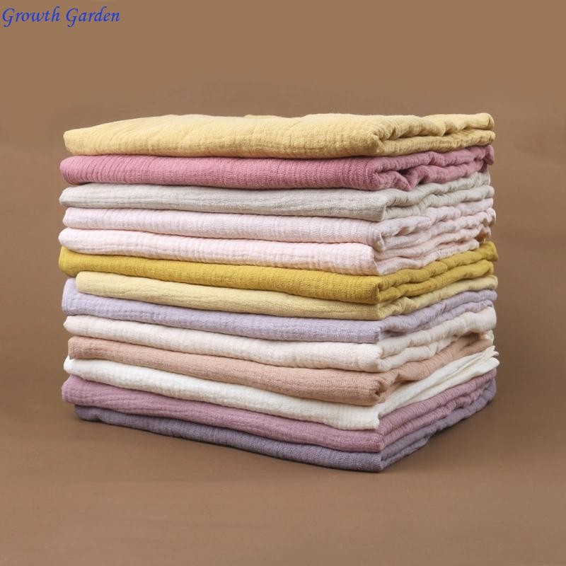 3pcs ildren Infant Cotton Muslin Blanket for Baby Toddler Newborn Swaddles Wrap E65D