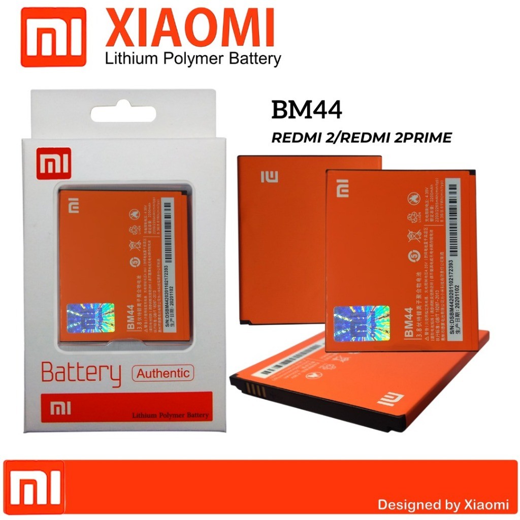 Post Baterai Hp Xiaomi Redmi 2 / Redmi 2s / Redmi 2 Pro BM44 Battery Batrai Batre Handphone Xiao Mi 