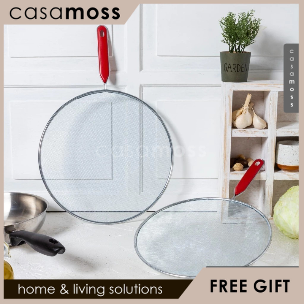 Saringan Pelindung Dari Percikan Minyak Goreng 29 cm Splatter Screen Splatter Screen COD 【CASSAMOSS】