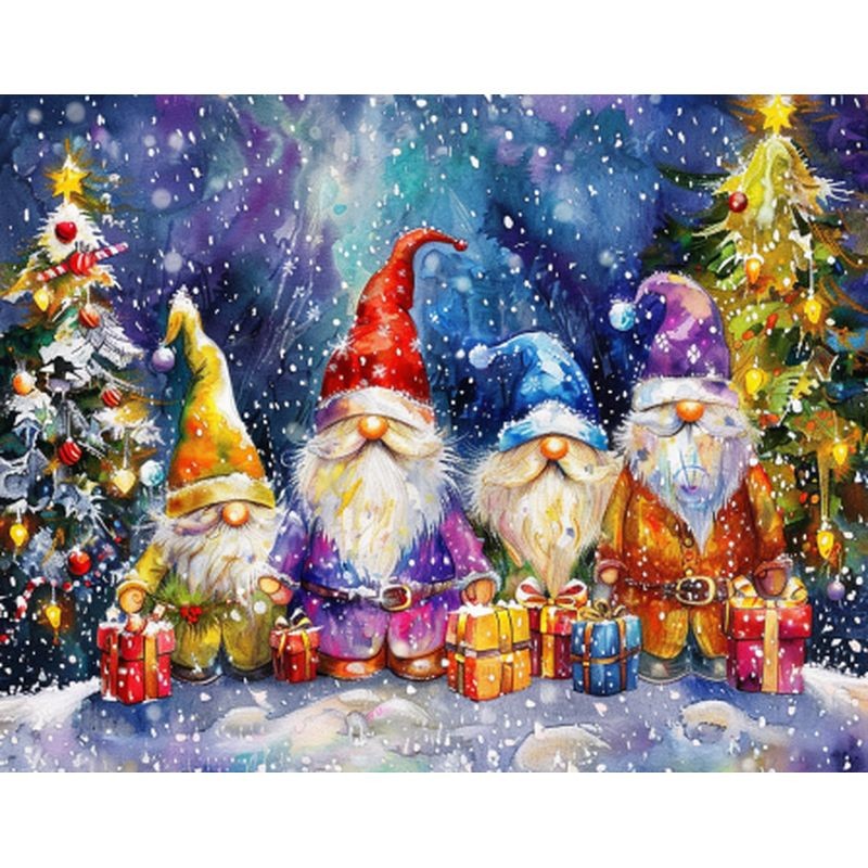 

CHENISTORY Painting By Number dwarves Drawing On Canvas HandPainted Art Gift DIY Pictures By Number Kits Home Decor