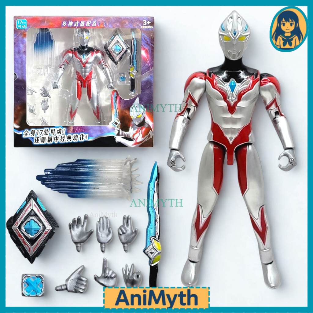 Action Figure SHF Ultraman Trigger Multi Ultra Z Delta Tiga Orb Guts Spark Circle Arms