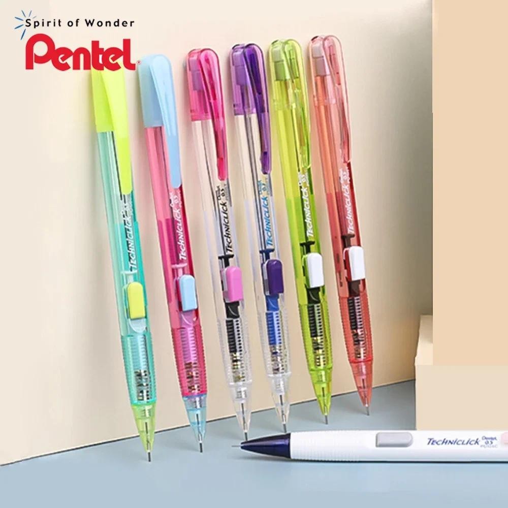 

1pcs Japan Pentel Mechanical Pencil PD105T Student Automatic Pencil Side Press 0.5mm Anti Slip Pen Holder School Stationery