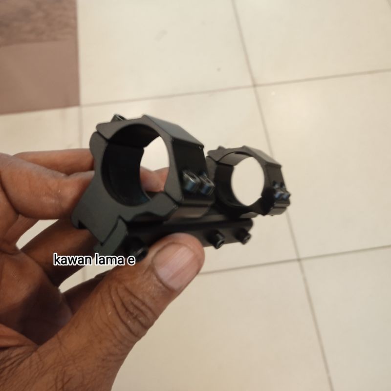 GRATIS ONGKIR - MOUNTING TELESKOP /MOUNTING ONE PIECE FULL METAL OD 25 Rel 11 bisa cod