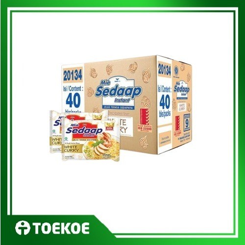 

TOEKOE Mie Sedaap White Curry 1 Dus Isi 40 pcs