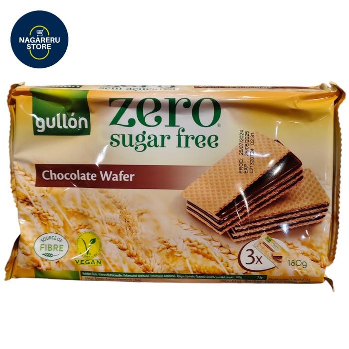 

Gullon zero sugar free chocolate wafer 180 gr