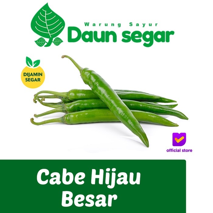 

Cabe Hijau Besar Fresh 100gram-1kg