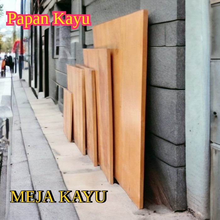 Kayu Papan kayu 140x60 cm Wooden board bahan meja kayu - 120 x 60 cm, Dihaluskan Meja kayu
