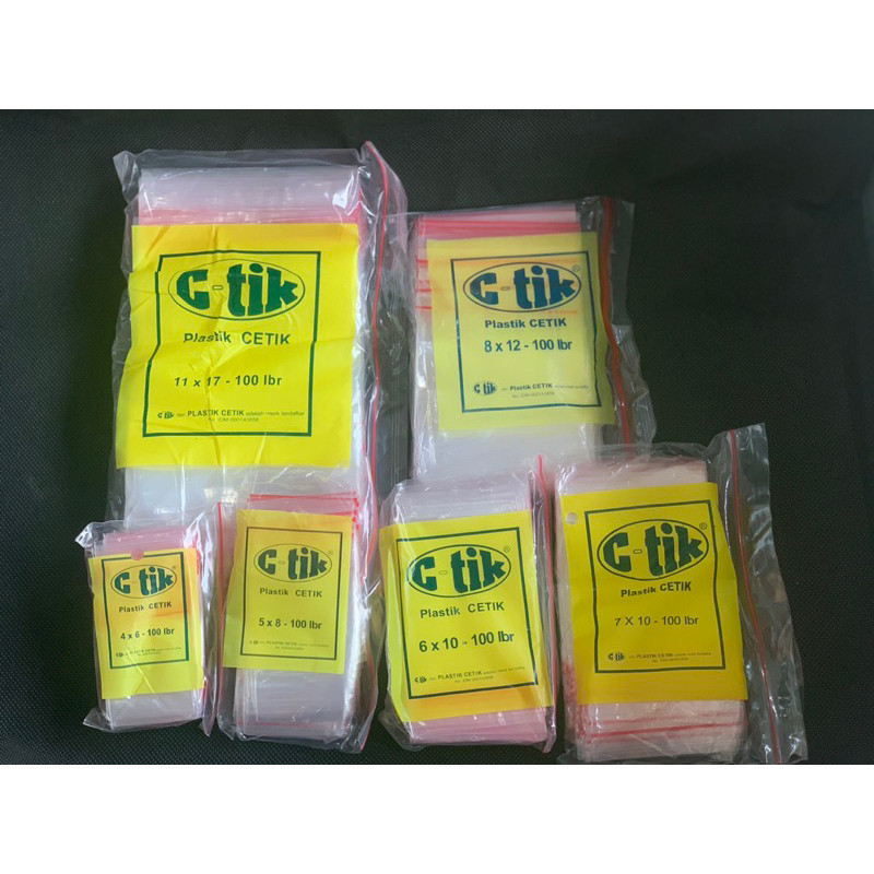 CXL - C-TIK Plastik Klip isi 100lembar C-tik