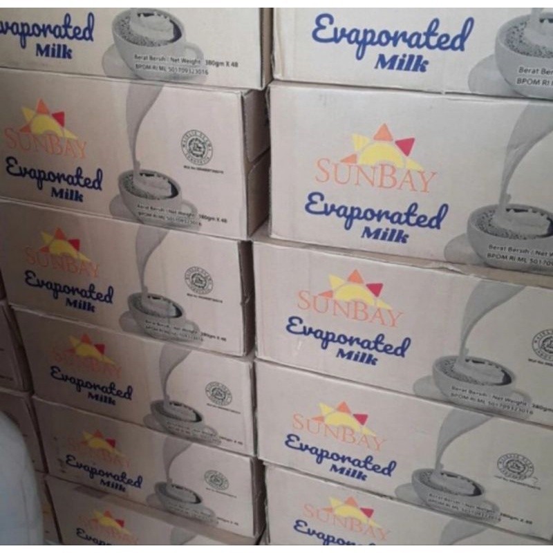 

evaporasi sunbay per dus/evaporated milk sunbay 1 dus