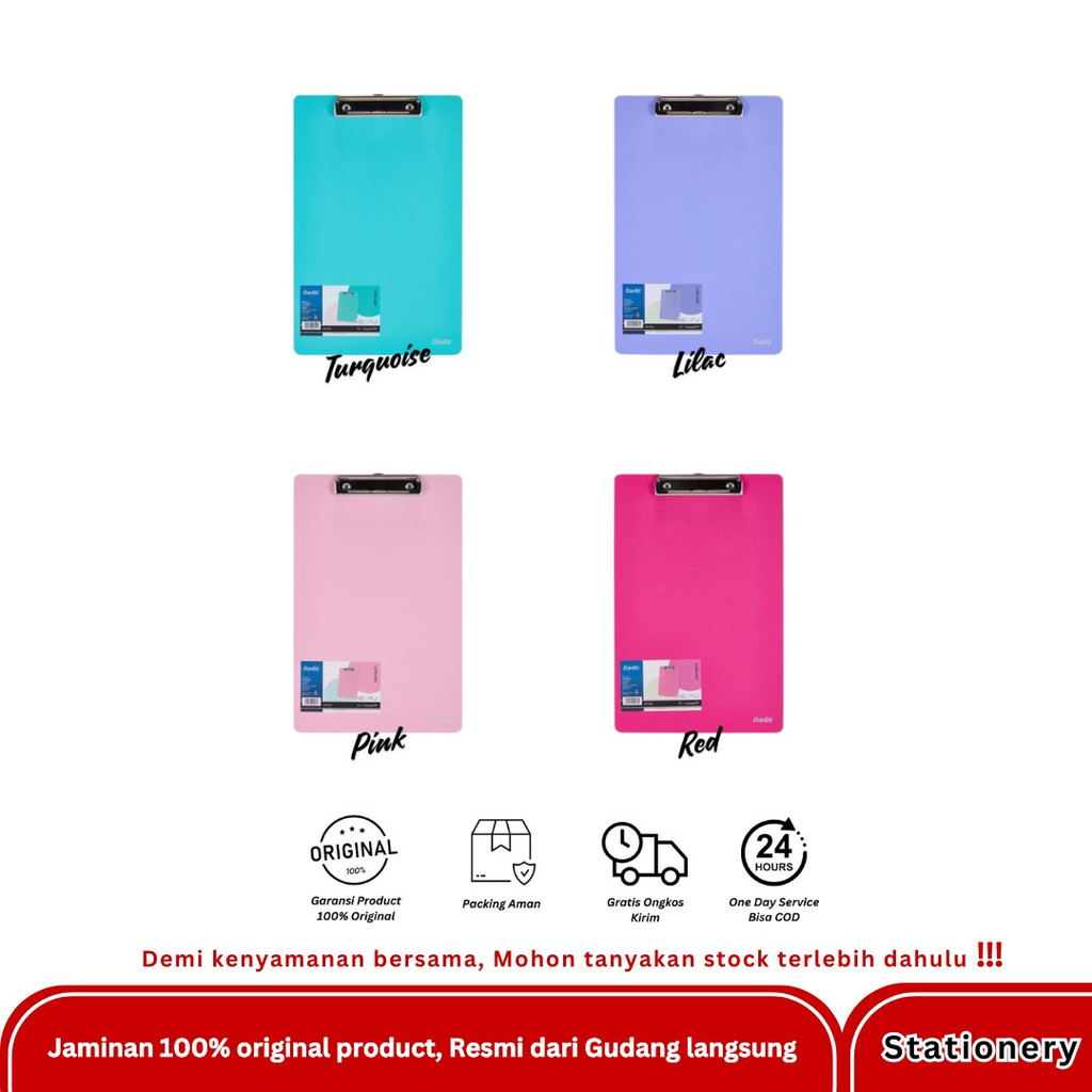 

BANTEX CLIP BOARD FC BF7504 BERBAGAI WARNA