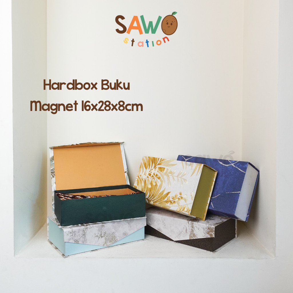 

Magnetic Book Style Hardbox 16x28x8cm – Premium Gift Box with Magnetic Lid | Hardbox Kado Elegan Motif Daun & Marmer | Kotak Kemasan Hampers Hadiah / Parcel / Souvenir Eksklusif