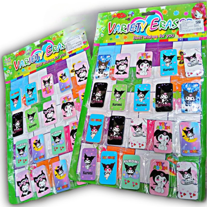 

KBA PENGHAPUS KARAKTER SANDRIO/STIP ERASER KUROMI