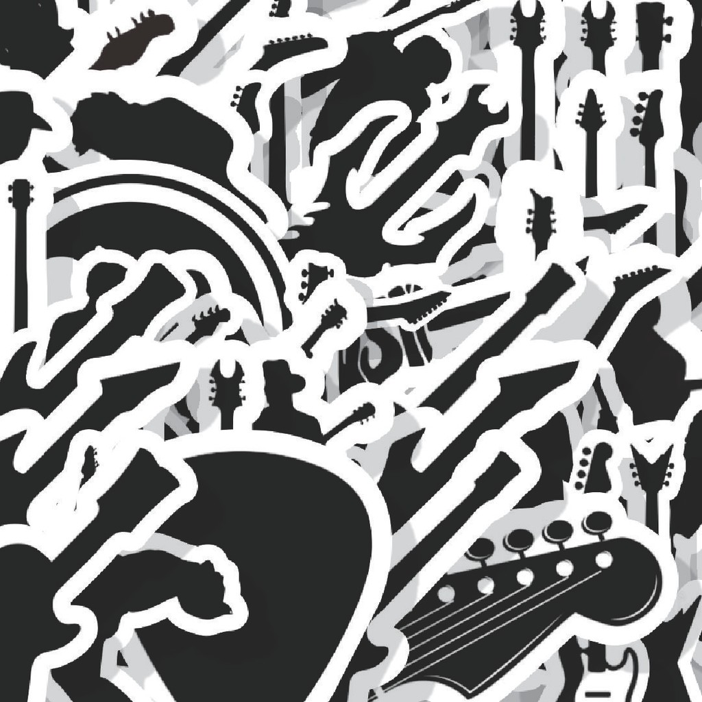 

Stiker Cutting Pack Stiker People and Guitar Silhouette [Orang dan Siluet Gitar] Isi 100Pcs Series Aesthetic Lucu Keren Untuk Koper Bahan Vynil