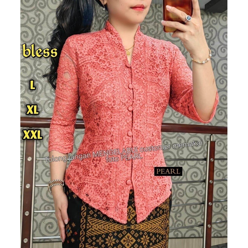 BEST SELLER NN BLUS KEBAYA KARTINI TERBARU/BAJU KEBAYA PEARL PREMIUM TERBARU